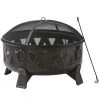 Style Selections Fire Pit - Antique Steel - Wood Burning - 21 21/32-in H x 30-in W x 30-in D 1 Style Selections Fire Pit - Antique Steel - Wood Burning - 21 21/32-in H x 30-in W x 30-in D -STYLE SELECTIONS Online Shop 11875021 L