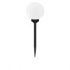 Solar Landscape Light Ball Stake - Plastic 5.91-in Silver -STYLE SELECTIONS Online Shop 12195088 L