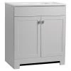 Leisel 2-Door Vanity 1 Sink 31-in Grey and White -STYLE SELECTIONS Online Shop 13847315 L