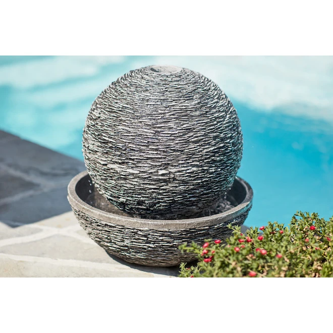 Style Selections 24.02-in H Polyresin Outdoor Fountain 4 Style Selections 24.02-in H Polyresin Outdoor Fountain - Image 2