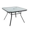 Style Selections 42-in Pelham Bay Square Glass and Black Metal Table 1 Style Selections 42-in Pelham Bay Square Glass and Black Metal Table -STYLE SELECTIONS Online Shop 30736975 L