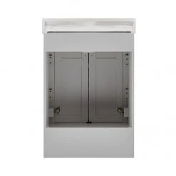 Style Selections Lowry Bathroom Vanity with Mirror - Light Grey - 25-in W x 19-in D x 37-in H 9 Style Selections Lowry Bathroom Vanity with Mirror - Light Grey - 25-in W x 19-in D x 37-in H -STYLE SELECTIONS Online Shop 32255010d L