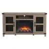 Style Selections Roslin Fireplace TV Stand for TVs up to 65-in - 32-in x 60-in - Brown -STYLE SELECTIONS Online Shop 35025013 L