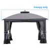 Allen + Roth 10-ft x 12-ft Grey Gazebo Canopy 2 Allen + Roth 10-ft x 12-ft Grey Gazebo Canopy -STYLE SELECTIONS Online Shop 38115292 L
