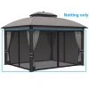 Style Selections Black Insect Netting for 10-ft x 12-ft Gazebo -STYLE SELECTIONS Online Shop 38115293 L