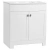 Leisel 2-Door Vanity - 1 Sink - 31-in - White 1 Leisel 2-Door Vanity - 1 Sink - 31-in - White -STYLE SELECTIONS Online Shop 40975010 L