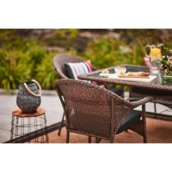Style Selections Spruce Hills Brown Wicker Stackable Patio Chair -STYLE SELECTIONS Online Shop 41355012d L