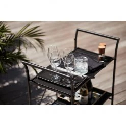Style Selections Pelham Bay 33-in x 19-in Black Steel Foldable Patio Serving Cart 8 Style Selections Pelham Bay 33-in x 19-in Black Steel Foldable Patio Serving Cart -STYLE SELECTIONS Online Shop 41355036c L