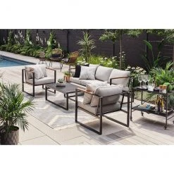 Style Selections Pelham Bay 33-in x 19-in Black Steel Foldable Patio Serving Cart 9 Style Selections Pelham Bay 33-in x 19-in Black Steel Foldable Patio Serving Cart -STYLE SELECTIONS Online Shop 41355036d L