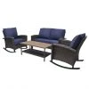 Style Selections Sunbridge Conversation Set - 4 Pieces - Steel - Blue 1 Style Selections Sunbridge Conversation Set - 4 Pieces - Steel - Blue -STYLE SELECTIONS Online Shop 41355050 L