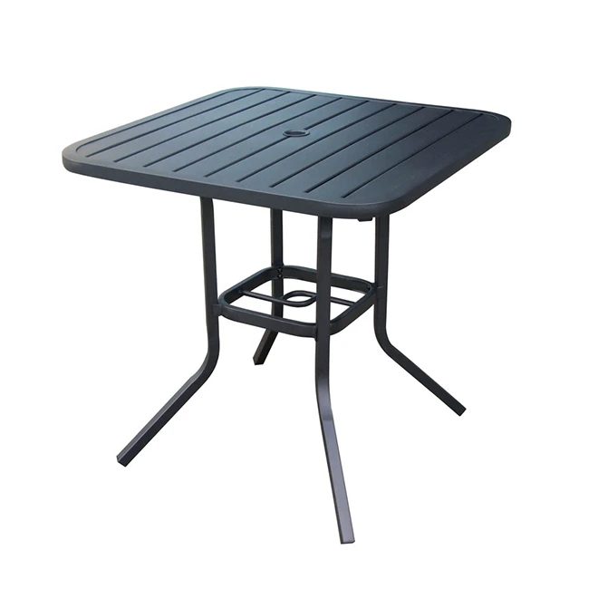 Style Selections Pelham Bay Black Steel Square Patio Bistro Table 3 Style Selections Pelham Bay Black Steel Square Patio Bistro Table