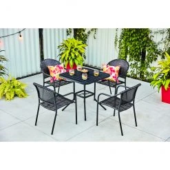 Style Selections Pelham Bay Black Steel Square Patio Bistro Table 9 Style Selections Pelham Bay Black Steel Square Patio Bistro Table -STYLE SELECTIONS Online Shop 41535432d L