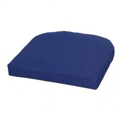 Style Selections Outdoor Seat Cushion - 20.5-in x 18.5 po x 2.75 po - Polyester - Navy