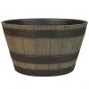 Style Selections Flower Barrel - Resin - Garden Party - 14.6" - Brown 2 Style Selections Flower Barrel - Resin - Garden Party - 14.6" - Brown -STYLE SELECTIONS Online Shop 41536267 L