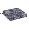 Style Selections Patio Chair Cushion - 18-in x 19-in x 2.5-in - Polyester - Blue and Grey Flower Pattern 1 Style Selections Patio Chair Cushion - 18-in x 19-in x 2.5-in - Polyester - Blue and Grey Flower Pattern -STYLE SELECTIONS Online Shop 41537487 L