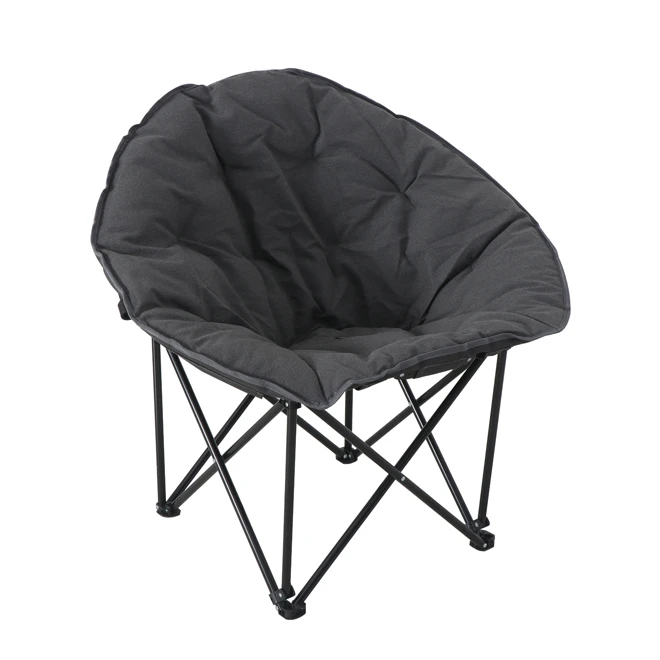 Style Selections Moon Folding Chair - Metal - 33.9-in x 24.4-in x 32.3-in - Grey 3 Style Selections Moon Folding Chair - Metal - 33.9-in x 24.4-in x 32.3-in - Grey