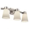 Bathroom Wall Sconce - Steel - 3 Lights - Nickel 2 Bathroom Wall Sconce - Steel - 3 Lights - Nickel -STYLE SELECTIONS Online Shop 43105007 L