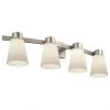 Portfolio Wall Sconce - Satin-Nickel Steel - 4-Light -STYLE SELECTIONS Online Shop 43105008 L