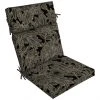 Style Selections 21-in x 20-in Black Outdoor Cushion with High Back -STYLE SELECTIONS Online Shop 47235039 L