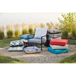 Style Selections Jacobean Outdoor Deep Seat Cushion - 24-in x 24-in -STYLE SELECTIONS Online Shop 47235043b L