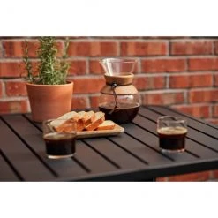 Style Selections Square Outdoor Table - Steel - 33-in x 33-in x 39-in - Matte Black -STYLE SELECTIONS Online Shop 47865000d L