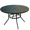 Style Selections Pelham Bay Patio Dinner Table - 48-in x 29 1/4-in - Matte Black Steel 1 Style Selections Pelham Bay Patio Dinner Table - 48-in x 29 1/4-in - Matte Black Steel -STYLE SELECTIONS Online Shop 47865005 L