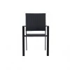 Style Selections Spoga Adam Black Patio Chair - Stackable - 22.5-in x 23.5-in x 34.5-in -STYLE SELECTIONS Online Shop 48655020 L