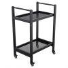 Service Cart - 16.14" x 27.95" x 28.95" - Black 1 Service Cart - 16.14" x 27.95" x 28.95" - Black -STYLE SELECTIONS Online Shop 48655034 L