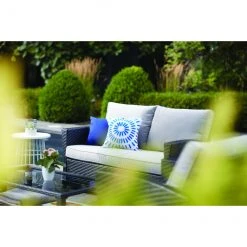 Style Selections Matheson Outdoor Conversation Set - 4 Pieces - Resin and Steel Frame - Black/Grey -STYLE SELECTIONS Online Shop 48655039c L