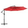 Style Selections Matheson Octagonal Offset Patio Umbrella - Steel and Red Polyester - Tiltable and Rotating 1 Style Selections Matheson Octagonal Offset Patio Umbrella - Steel and Red Polyester - Tiltable and Rotating -STYLE SELECTIONS Online Shop 48655085 L