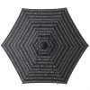 Style Selections Striped Market Umbrella - 7.5-ft x 7.5-ft - Polyester - Black