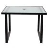 Style Selections Exterior 40-in Dining Table with Glass Top -STYLE SELECTIONS Online Shop 48655129 L