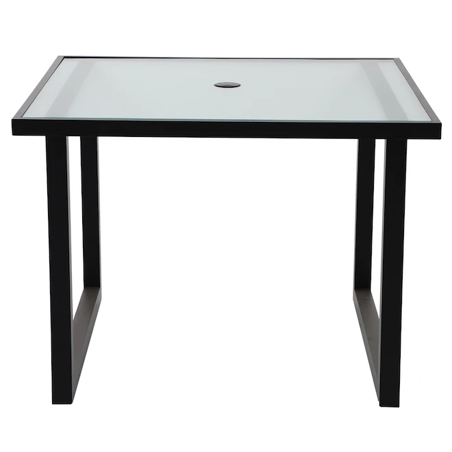 Style Selections Exterior 40-in Dining Table with Glass Top 3 Style Selections Exterior 40-in Dining Table with Glass Top
