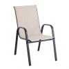 Style Selections Beige Steel and Sling Stackable Outdoor Chair 2 Style Selections Beige Steel and Sling Stackable Outdoor Chair -STYLE SELECTIONS Online Shop 48655131 L