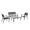 Style Selections Carlson 4-Piece Metal Frame Patio Conversation Set 1 Style Selections Carlson 4-Piece Metal Frame Patio Conversation Set -STYLE SELECTIONS Online Shop 48655136 L