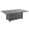 Style Selections 55,000 BTU 64-in Fire Table in Black Aluminum