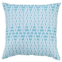 Style Selections Patio Toss Pillow - 16-in x 16-in - Polyester - Turquoise