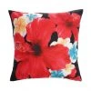 Style Selections Outdoor Throw Pillow - Hibiscus Pattern - Polyester - 16-in x 16-in -STYLE SELECTIONS Online Shop 49235075 L