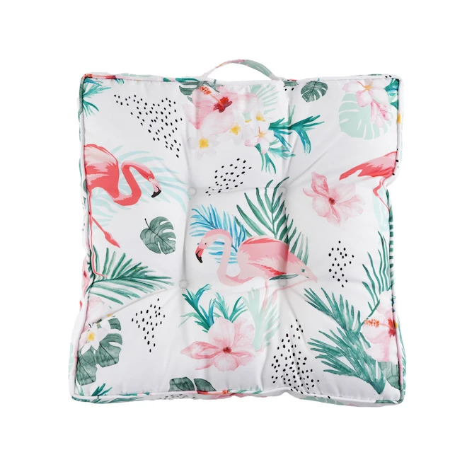 Style Selections 1-Piece Flamingo White Patio Furniture Cushion 3 Style Selections 1-Piece Flamingo White Patio Furniture Cushion