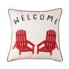 Style Selections Outdoor Cushion - Welcome and Bienvenue Print - 18-in x 18-in 1 Style Selections Outdoor Cushion - Welcome and Bienvenue Print - 18-in x 18-in -STYLE SELECTIONS Online Shop 49235161a L