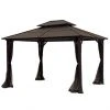 Style Selections 10-ft x 12-ft Brown Gazebo 1 Style Selections 10-ft x 12-ft Brown Gazebo -STYLE SELECTIONS Online Shop 72255186 L